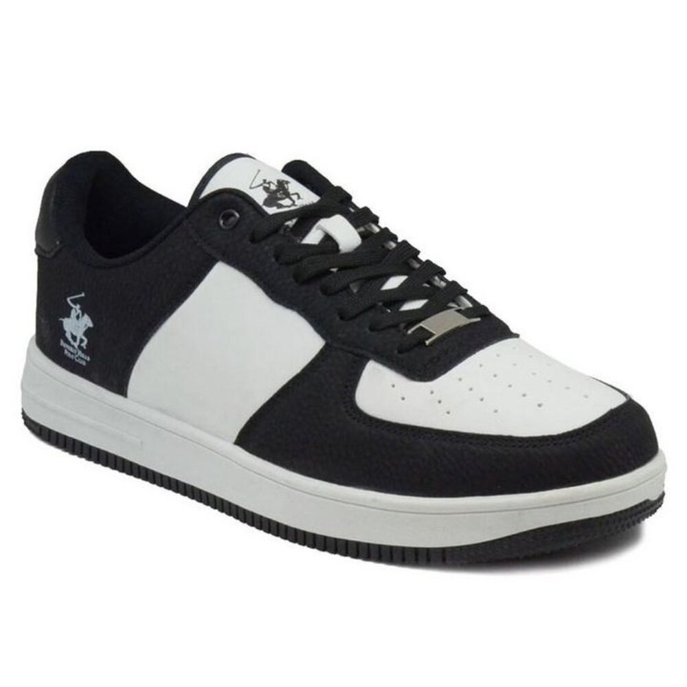 Men's Beverly Hills Polo Club Alpine Low Top Sneakers Blk/Wht